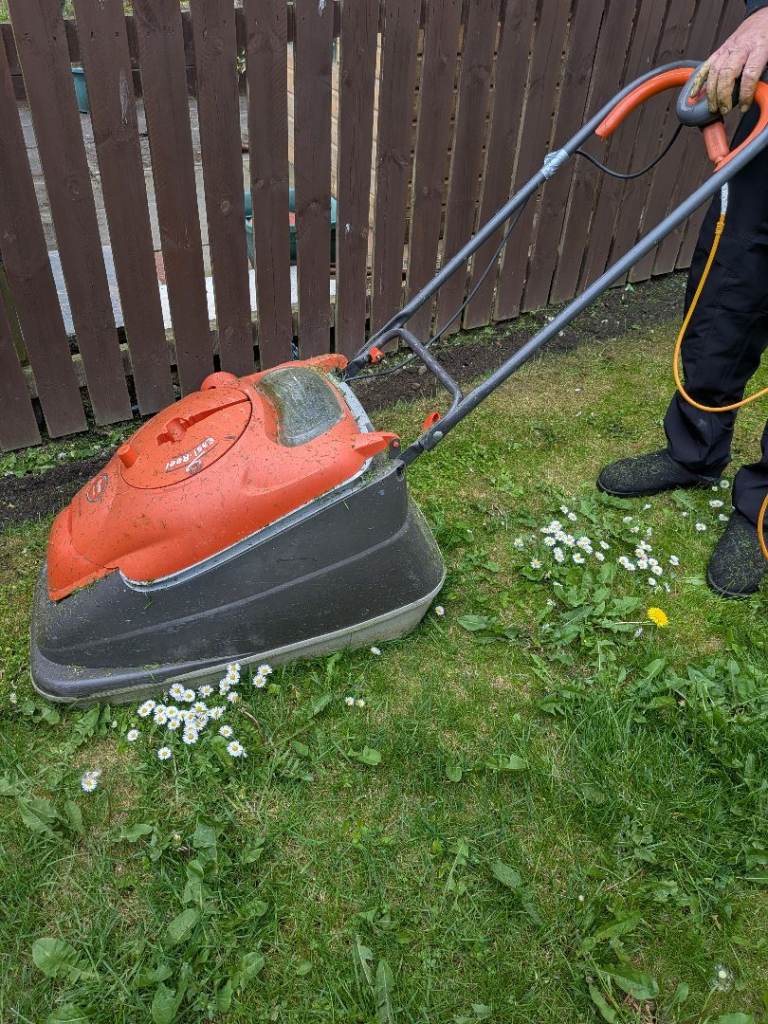 Flymo Easi Reel Electric Hover Lawnmower - Orange & Grey