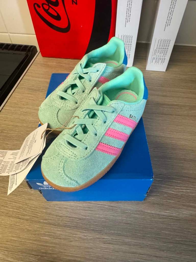 Adidas Gazelle CF EL I Trainers UK 7K - New with Tags