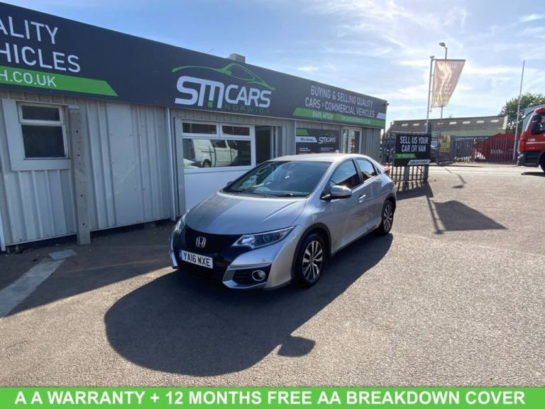 2016 Honda Civic 1.6 i-DTEC SE Plus 5dr [Nav] HATCHBACK DIESEL Manual