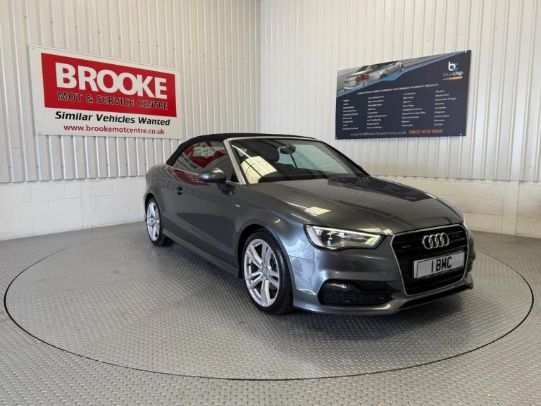 2015 Audi A3 Cabriolet 2.0 TDI S line quattro Euro 6 (s/s) 2dr CONVERTIBLE Diesel Manual