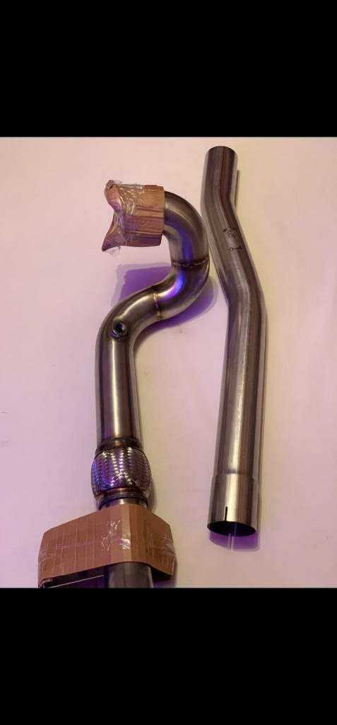 VW Golf R scorpion downpipe 7.5