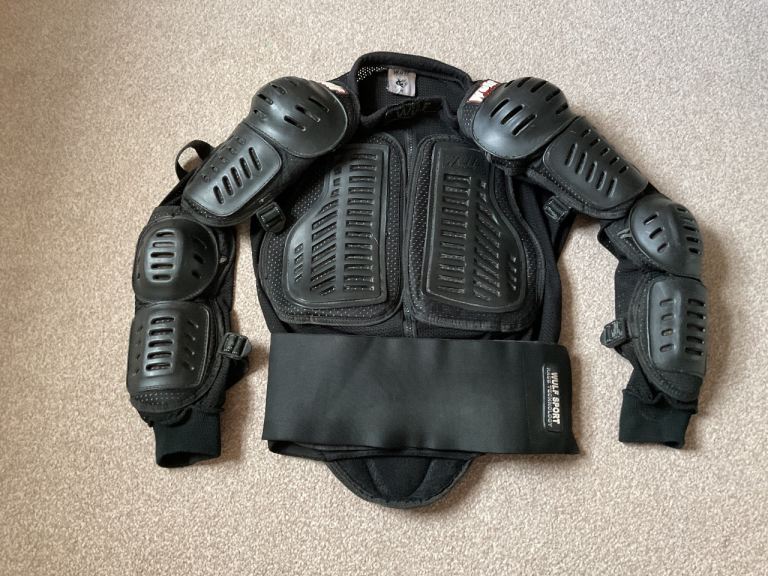 Wulfsport Adult Motocross Full Body Armour Size Medium MX Chest Protector BMX QUAD PITBIKE HUSQVARNA