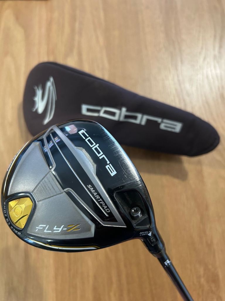 * SOLD *  COBRA FLY-Z  adjustable 3-4 FAIRWAY (FWY) WOOD. R/H.  Regular flex graphite.