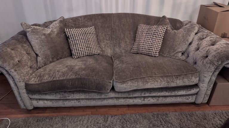 DFS Velour Mink sofas.