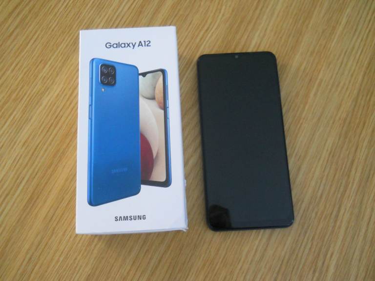 Samsung Galaxy A12 128GB Blue, Dual Sim, Sim Free, Faulty Mic,