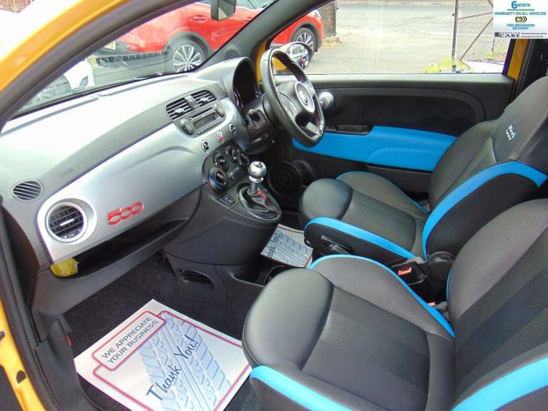 FIAT 500 1.2 500 1.2 69hp S * ONLY 34013 MILES * 8 SERVICE STAMPS * MOT AUGUST