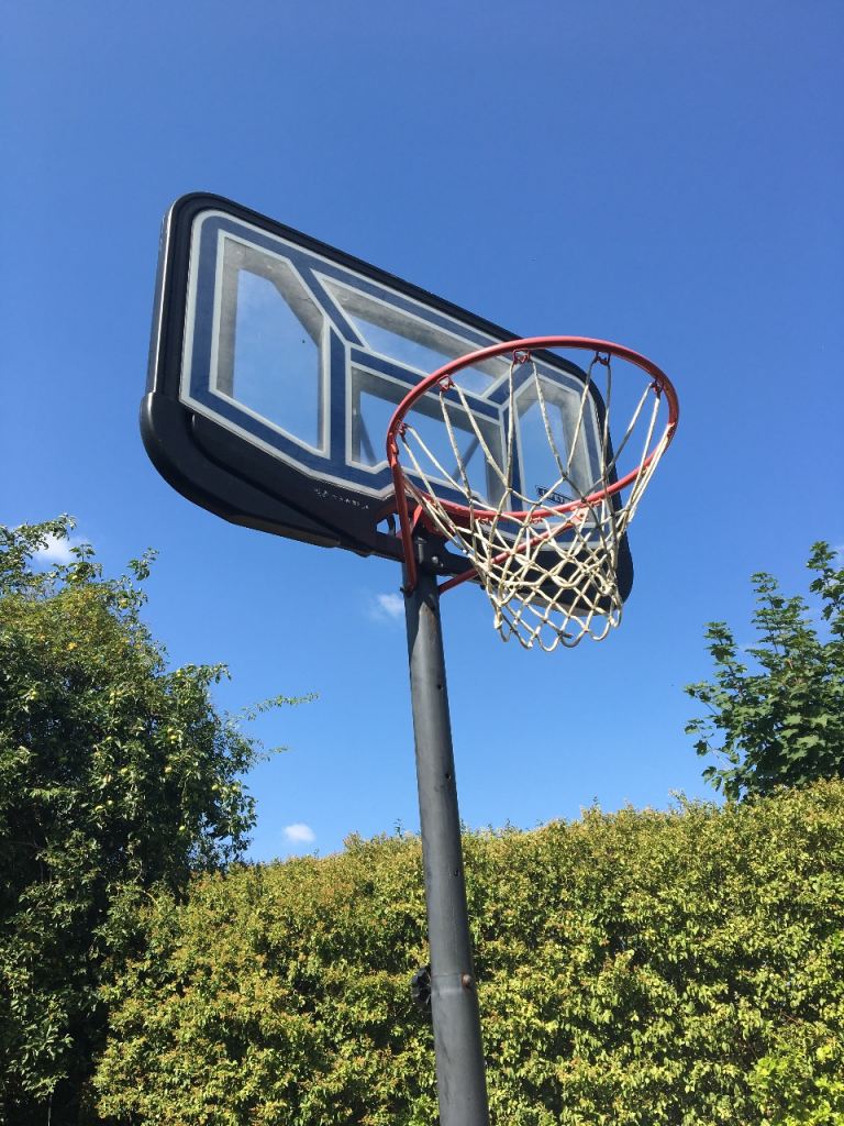 Lifetime Adjustable Pro Court Portable Basketball System 90819 (44 inch polycarbonate)