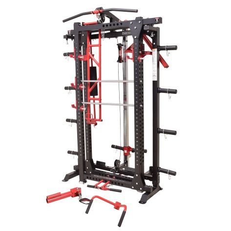 Home Gym Power Rack with Bench and Weights