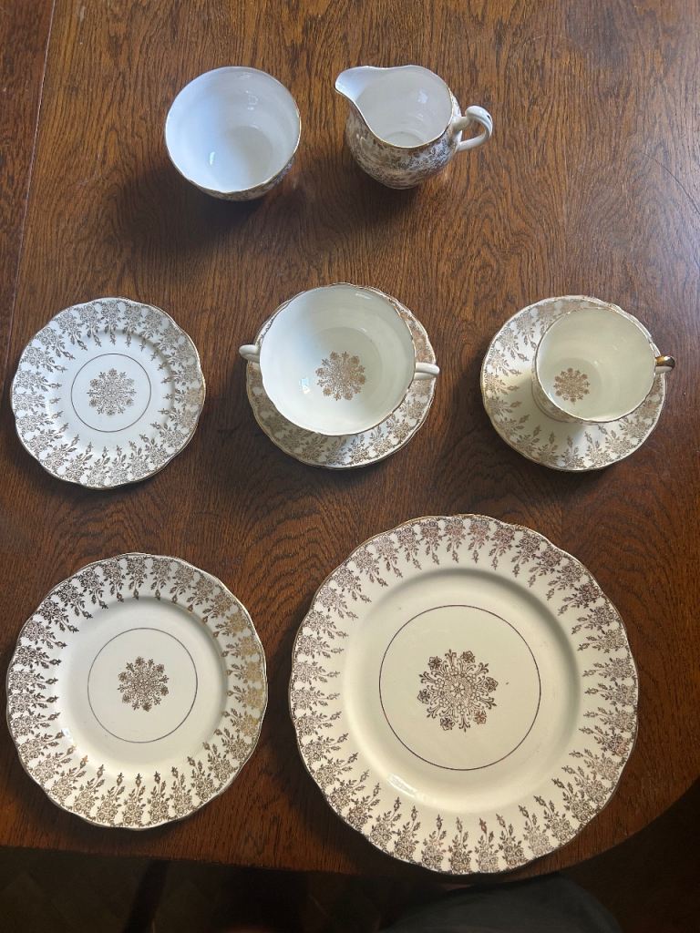 Bone China 22 kt gold