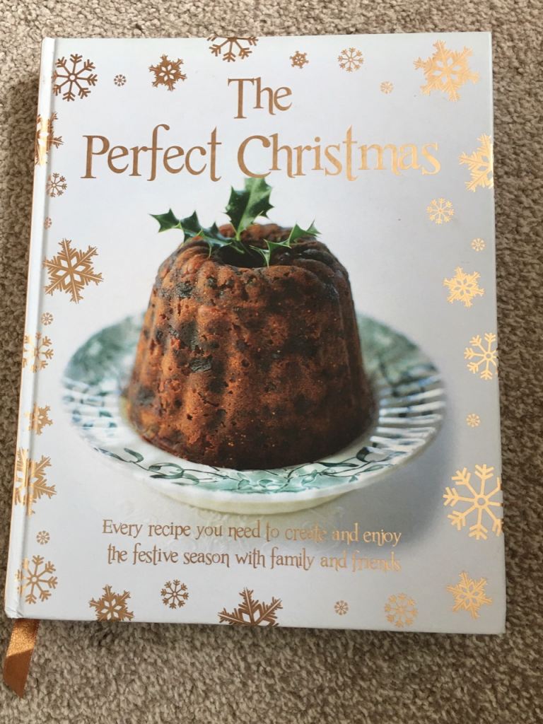 Christmas hardback cookery book 