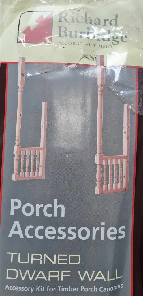 Dwarf Wall Turned Porch Accessory Kit (RRP:£129.99)
