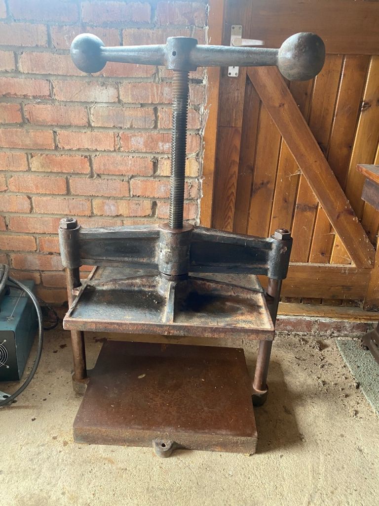 Book Nipping Press Cast Iron John Hamilton & Sons Manchester Large Working Order