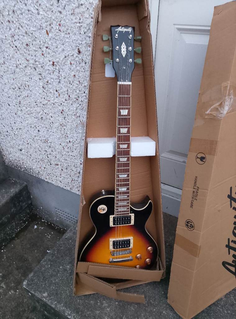  Brand new Antiquity Electric Guitar Sunburst Finish – Brand New in Box