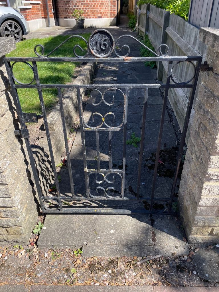 Black Wrought Iron Gate