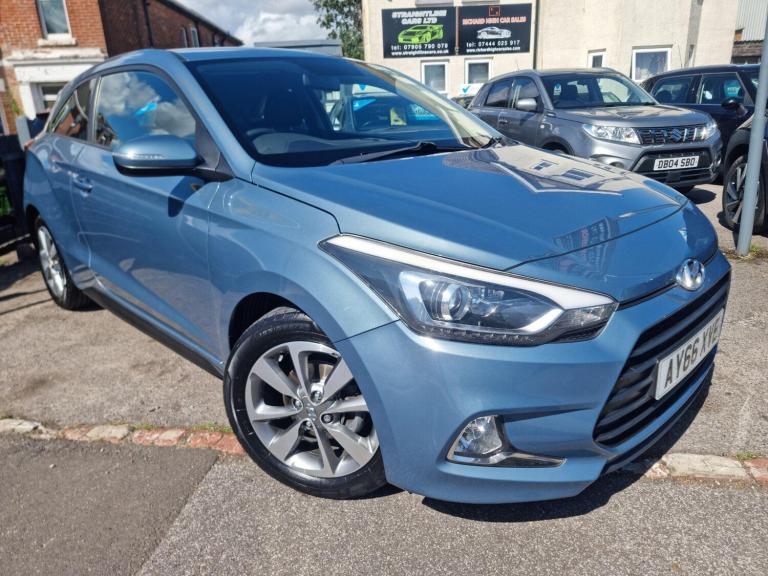 2016 Hyundai i20 1.2 Blue Drive SE Euro 6 (s/s) 3dr COUPE Petrol Manual