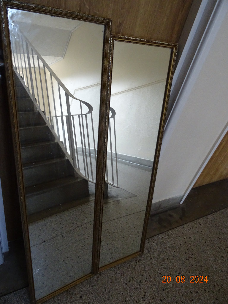  Large  mirror in frame  4ft  x 1ft.3