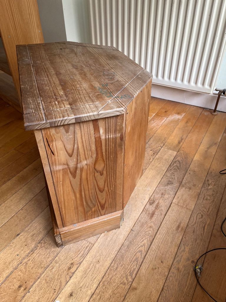 Solid wood corner TV or Gaming stand