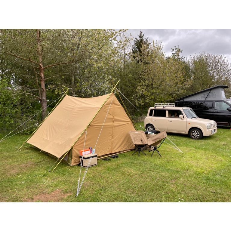 PEPO / Vintage style cotton tent glamping made in Japan tent-Mark Designs