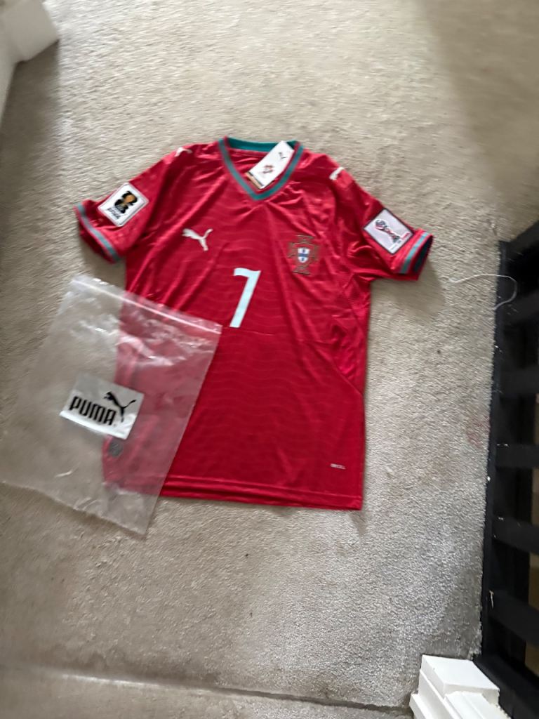 Puma Ronaldo Portugal Football Shirt Size S – Brand New with Tags