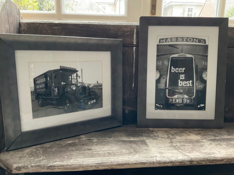 Man-cave pictures Vintage Beer Lorry Advertising Both framed and glazed