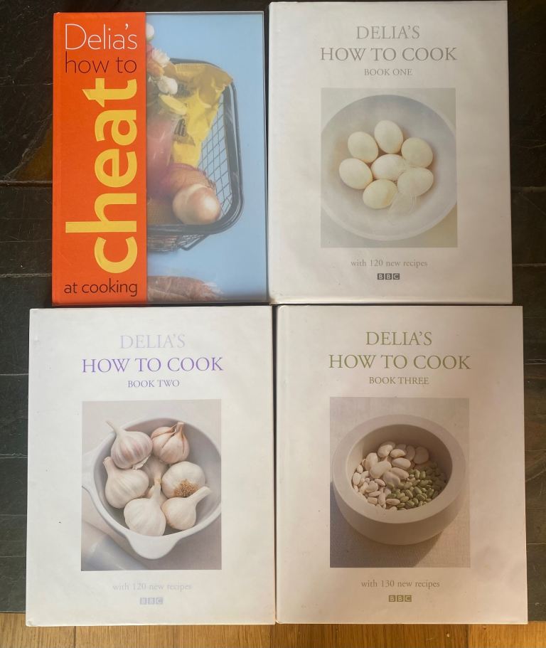 Delia Smith How to Cook 1-3 & How to Cheat cookbooks