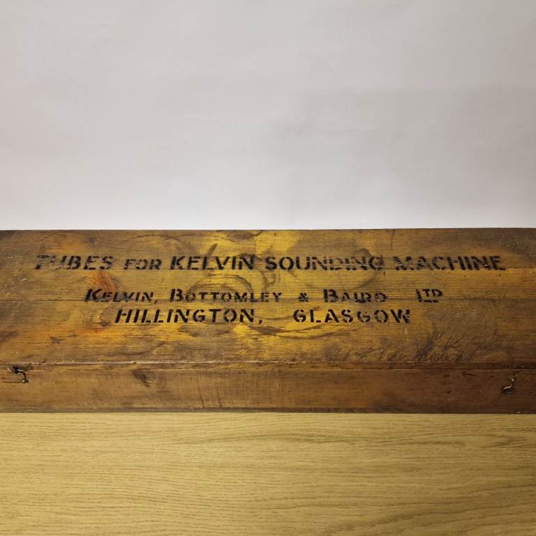 Antique Wooden Box – Kelvin Sounding Machine Tubes (Glasgow)