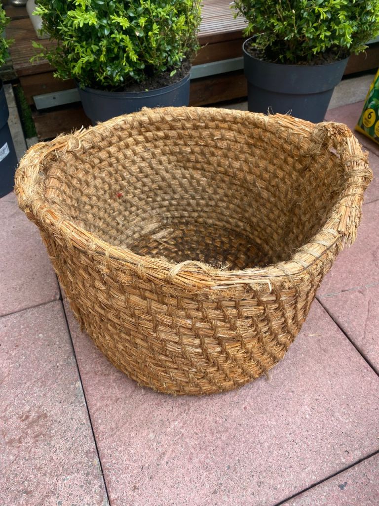 Log Basket FREE DELIVERY Wood Burner Stove kindling sticks logs wood wicker burner