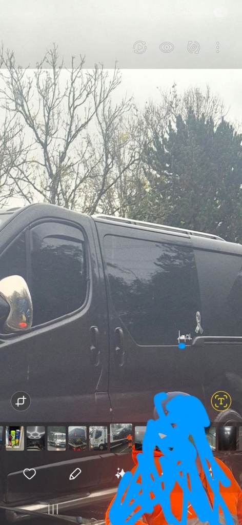 Vauxhall vivaro 2012 silver roof rails