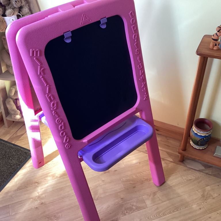 Kids Double-Sided Easel – Pink, Good Condition