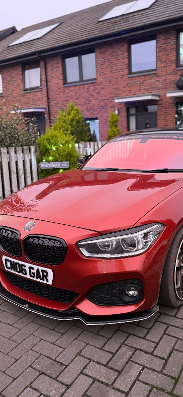 BMW f20 sunset orange Bonnet 