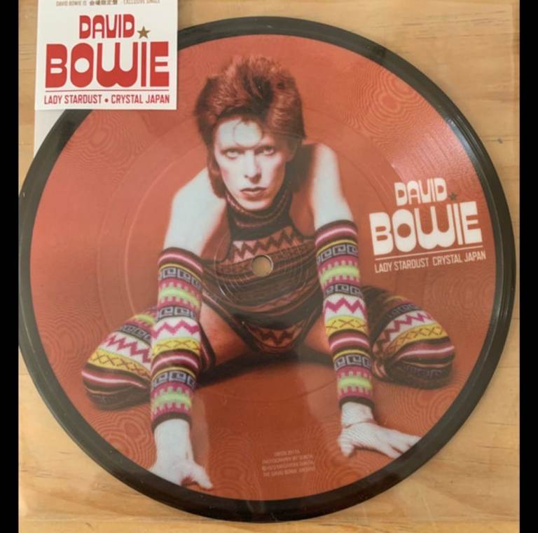 David Bowie lady stardust picture disc single mint 