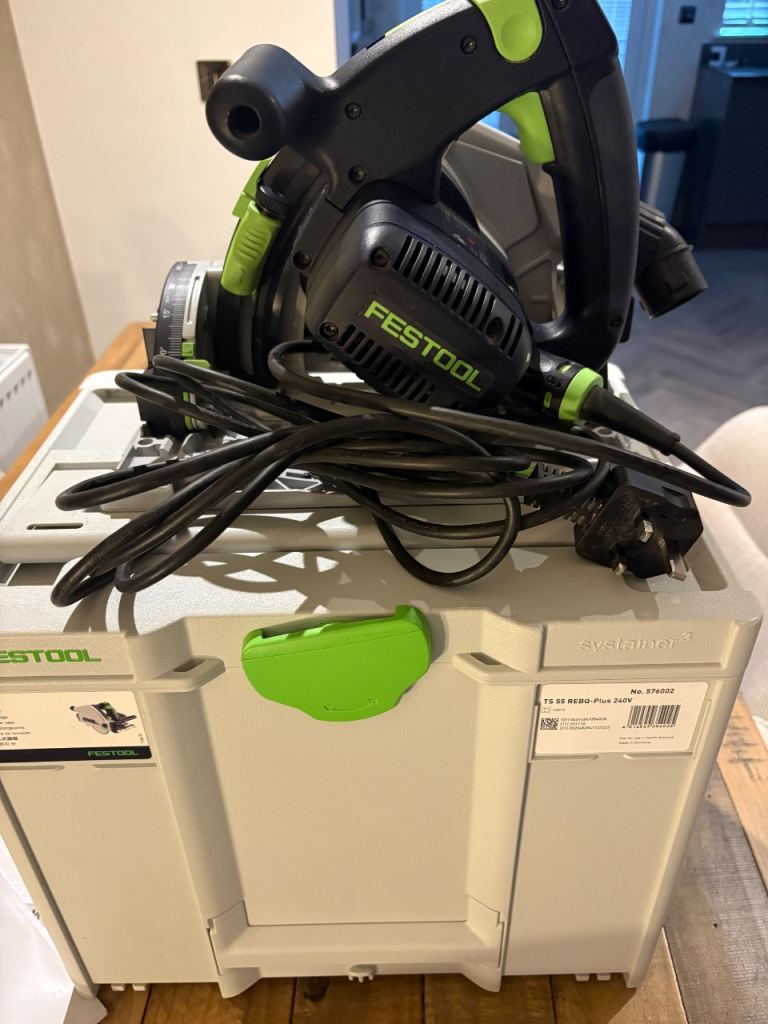 Festool plunge saw 240V &  rails 