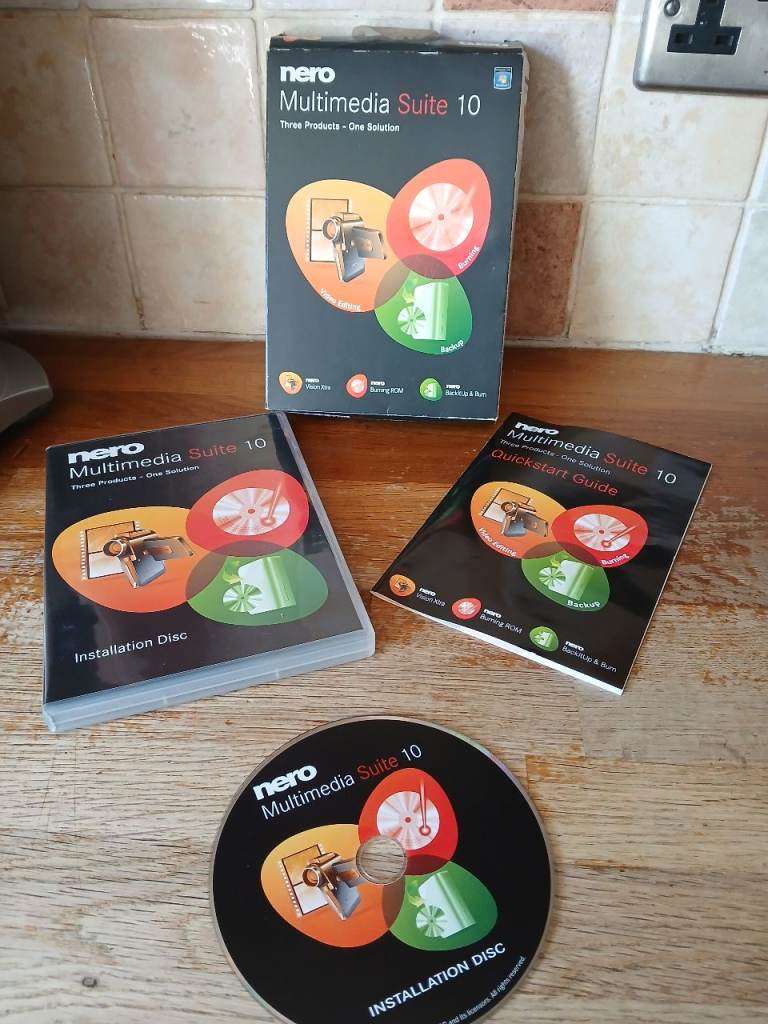 Nero Multimedia Suite 10 Software - Full Boxed Version
