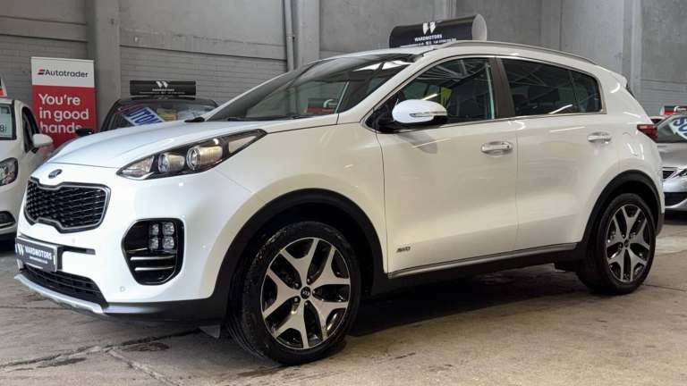 2016 Kia Sportage 2.0 CRDi GT-Line Diesel White 5dr SATNAV+CRUISE+LEATHER SUV Diesel Manual