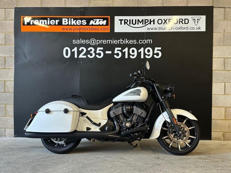 STUNNING ONE OWNER 2022/71 INDIAN SPRINGFIELD DARK HORSE MOTORCYCLE 