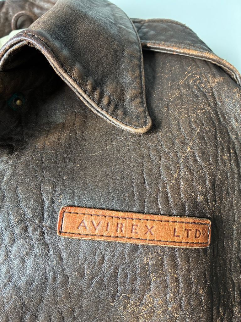 Avirex leather flying jacket