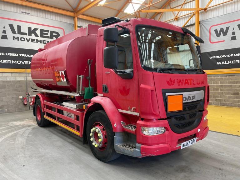 DAF LF230 *EURO 6* 4X2 13,000 LTR ALUMINIUM FUEL TANKER - 2018 - WU67 GDZ