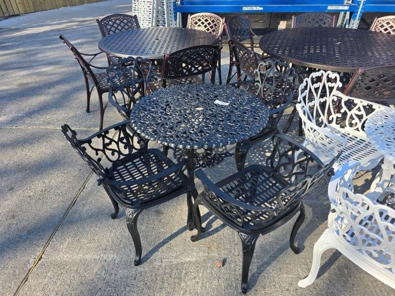 Cast iron garden furniture dinning sers