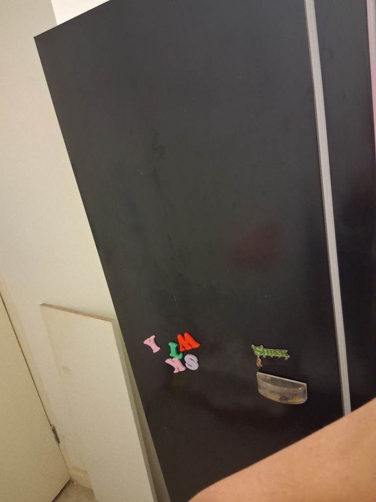Black American fridge freezer 