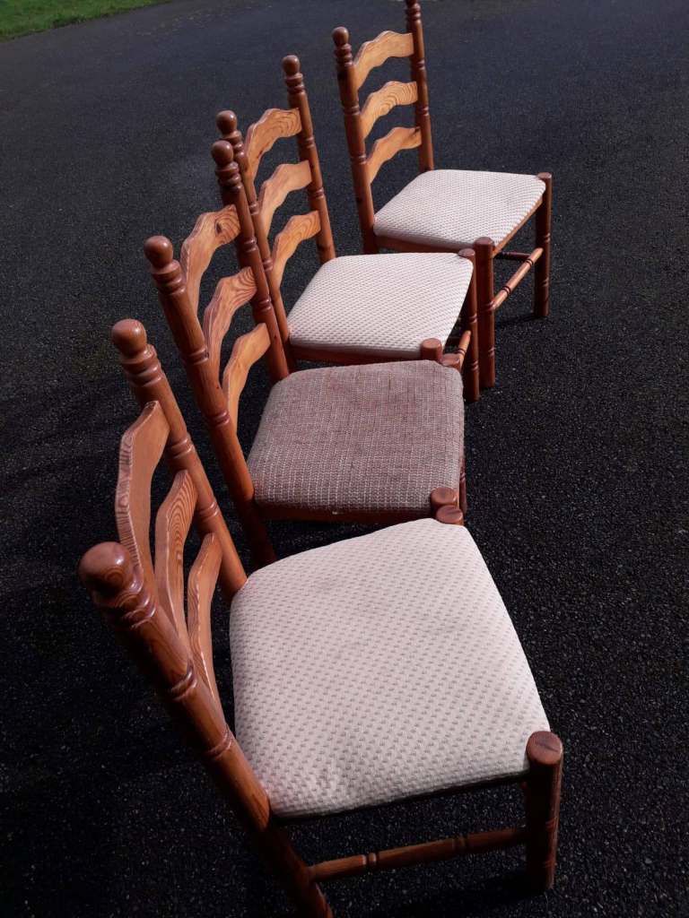 Free Ladder back chairs