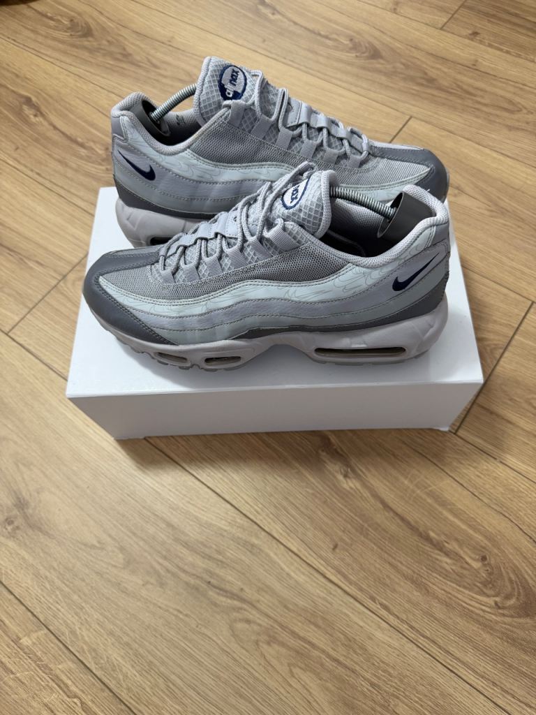 Air Max 95 Grey Midnight Navy  -Size-Uk10