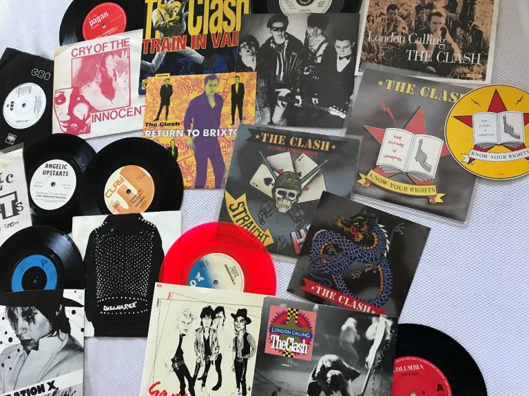 Punk,alternative,rock 45’s,rare-damned,clash,pearl jam,zeppelin,Beatles, etc