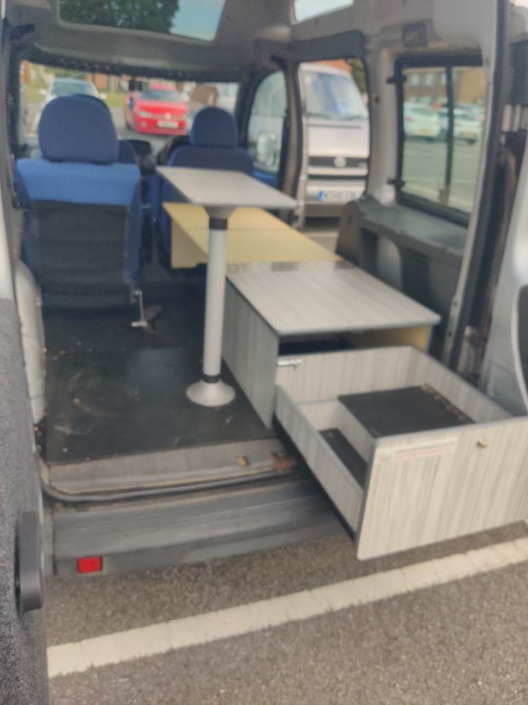 2004 Fiat Doblo Hi Roof Micro Camper 230v hook up 1.3 diesel 50 mpg Full MOT 