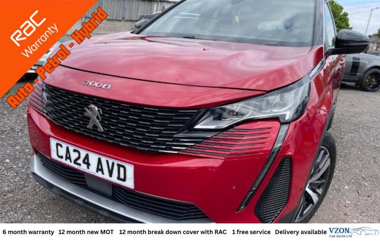 2024 Peugeot 3008 1.2 Allure Premium + SUV 5dr Petrol Hybrid e-DSC6 Euro 6
