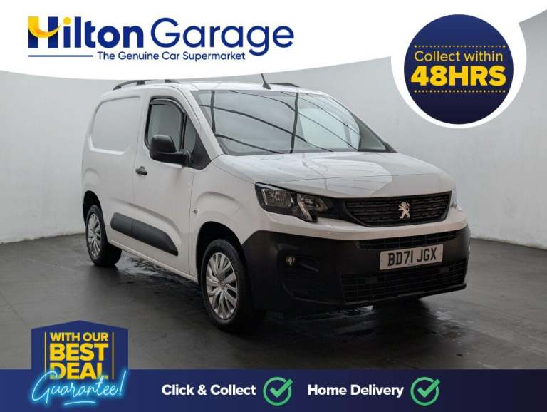 2021 Peugeot Partner 1.5 1.5 BlueHDi 1000 Professional Premium Standard Panel Van 5dr Diesel Man ...