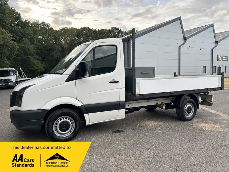 2014 (64) VOLKSWAGEN CRAFTER 2.0 TDI CR35 DROPSIDE MWB LOW MILEAGE 34,000 MILES