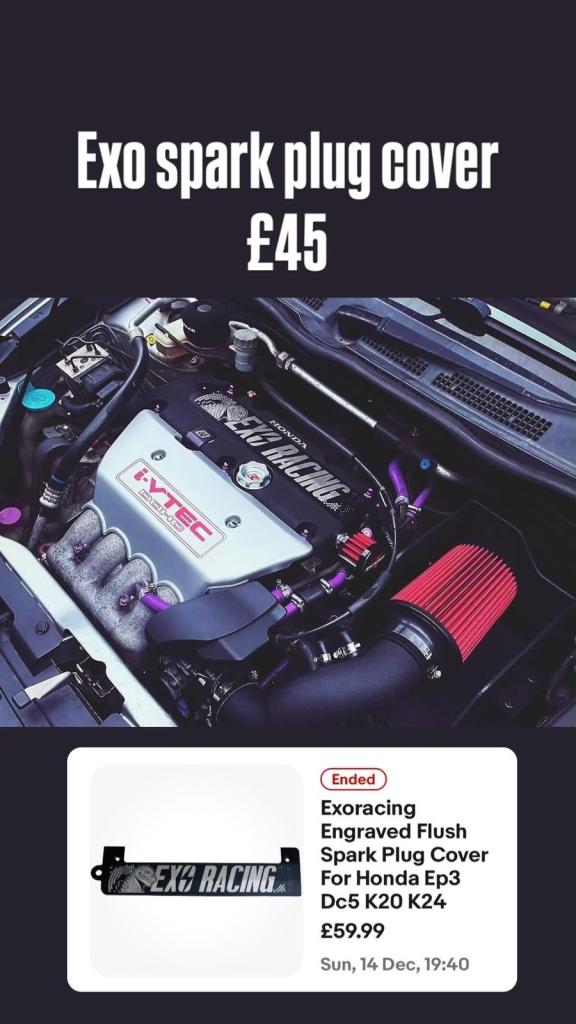 Rocket cover/spark plug cover 