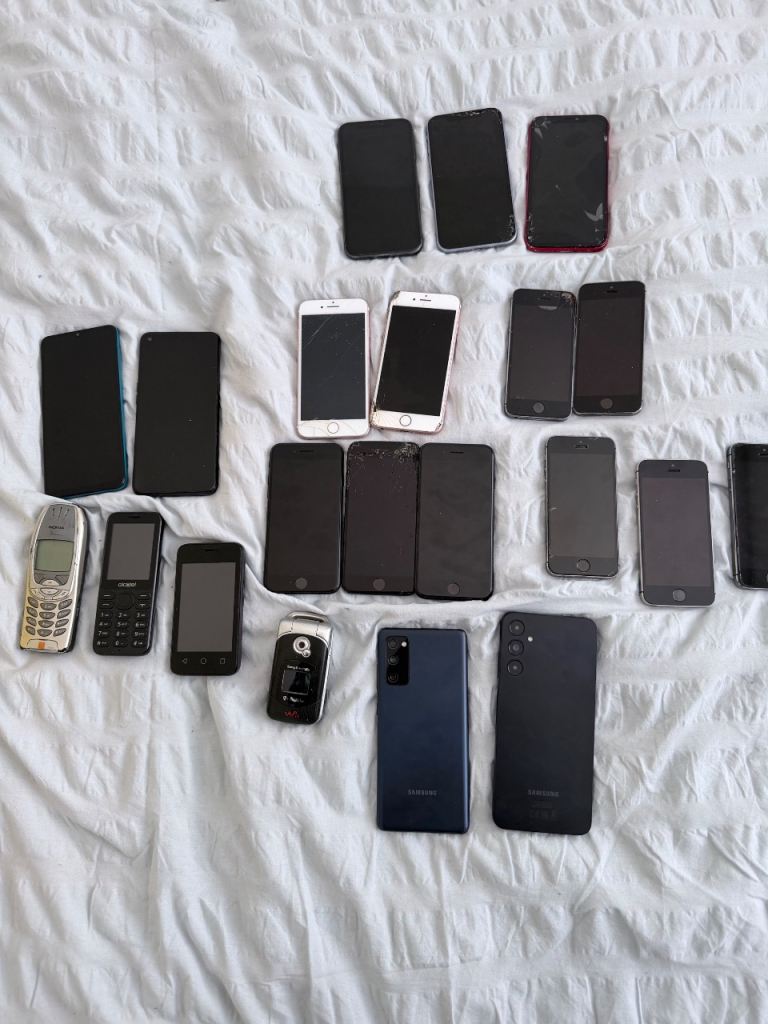 Job Lot of Mobile Phones - Various Brands, Fair Condition