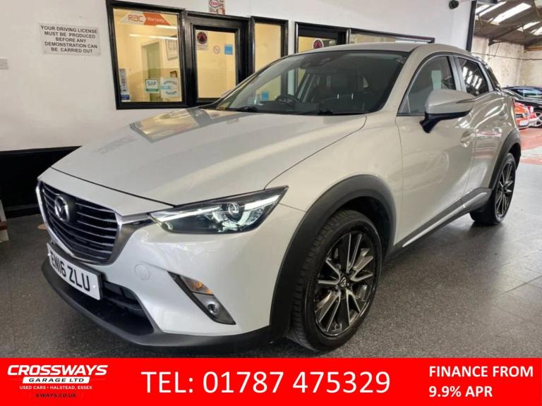 2016 Mazda CX-3 2.0 SKYACTIV-G Sport Nav SUV 5dr Petrol Manual Euro 6 (s/s) (121 ps) SUV Petrol M...