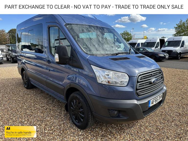 2016 Ford Transit 2.2 TDCi 350 HDT Trend Minibus 5dr Diesel Manual L2 H2 (196 g/km, 123 bhp) Mini...